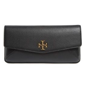 NWT $298 Tory Burch Kira Leather Clutch!